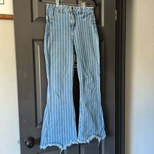 Flared boutique jeans